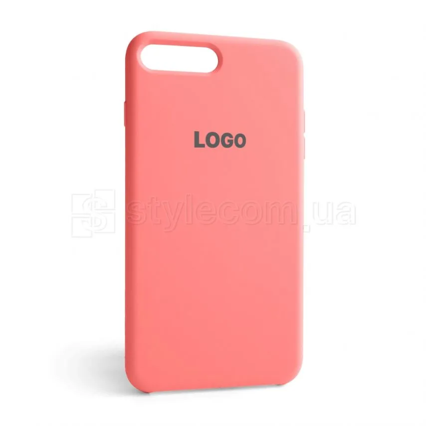 Чохол Silicone для Apple iPhone 7 8 Plus  рожевий