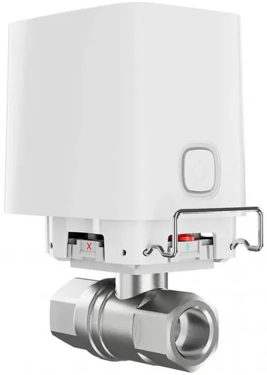 Розумний кульовий кран Ajax WaterStop 3/4" Jeweler, бездротовий, білий