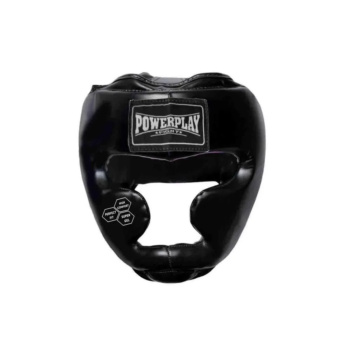 Боксерський шолом Active Point PU шкіра S Чорний