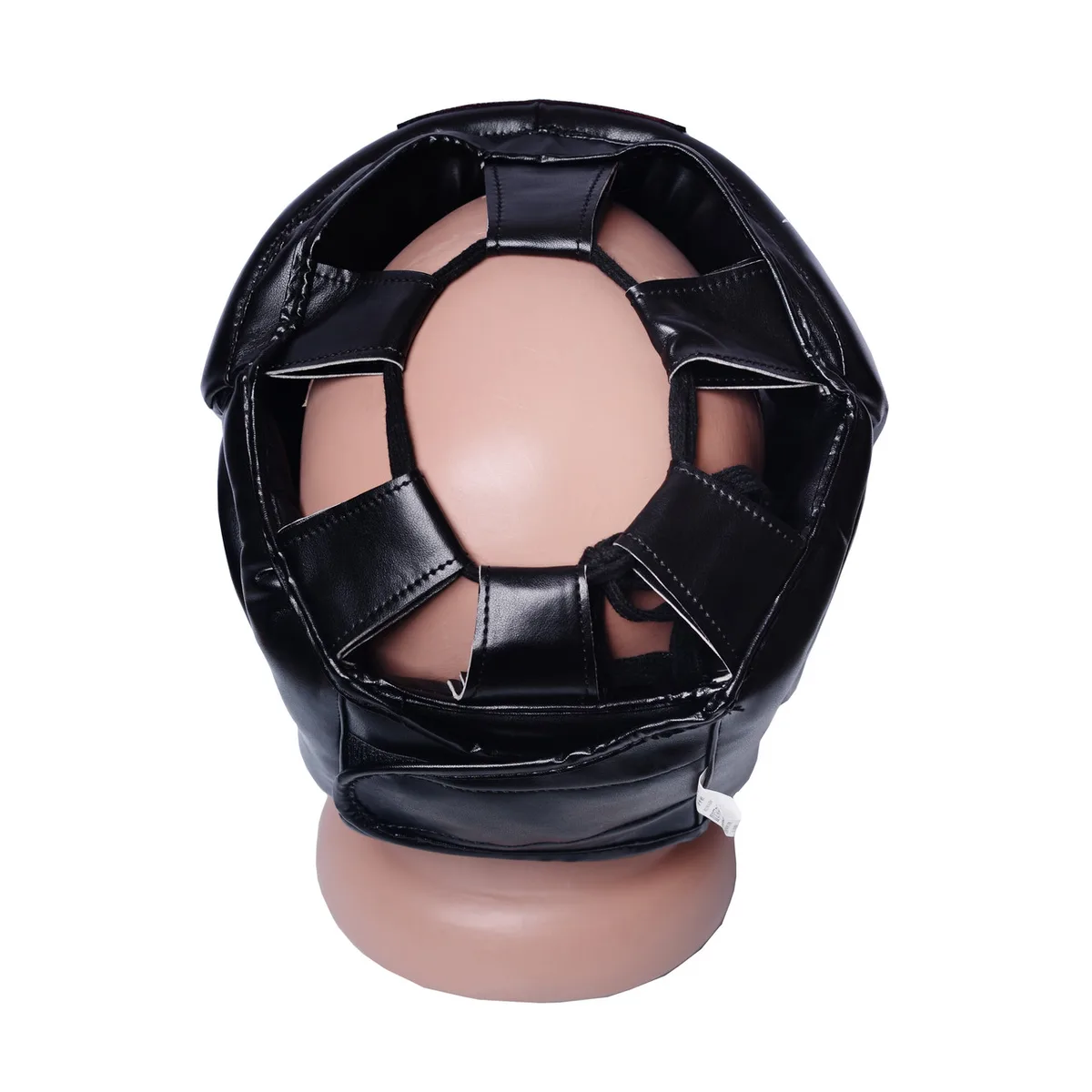 Боксерський шолом Active Point PU шкіра S Чорний