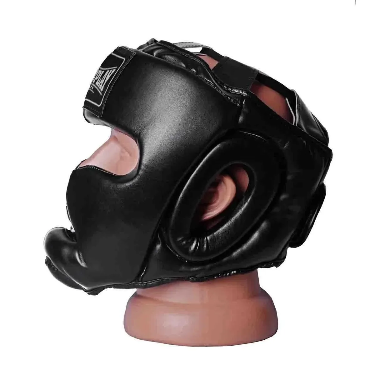 Боксерський шолом Active Point PU шкіра S Чорний