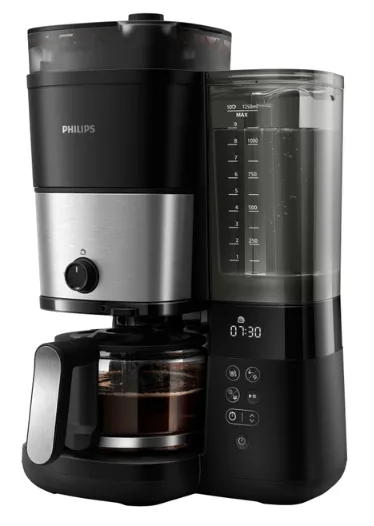 Кавоварка крапельна Philips пластикова 28,2х32,8х48,4 см Чорна