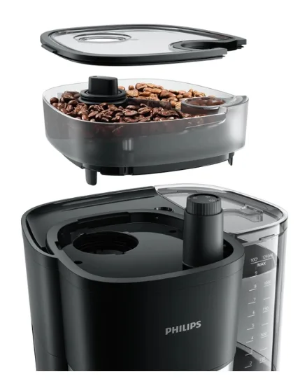 Кавоварка крапельна Philips пластикова 28,2х32,8х48,4 см Чорна