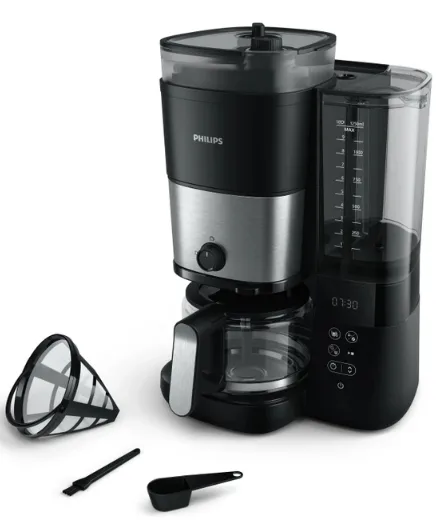 Кавоварка крапельна Philips пластикова 28,2х32,8х48,4 см Чорна