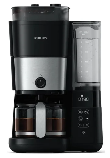 Кавоварка крапельна Philips пластикова 28,2х32,8х48,4 см Чорна