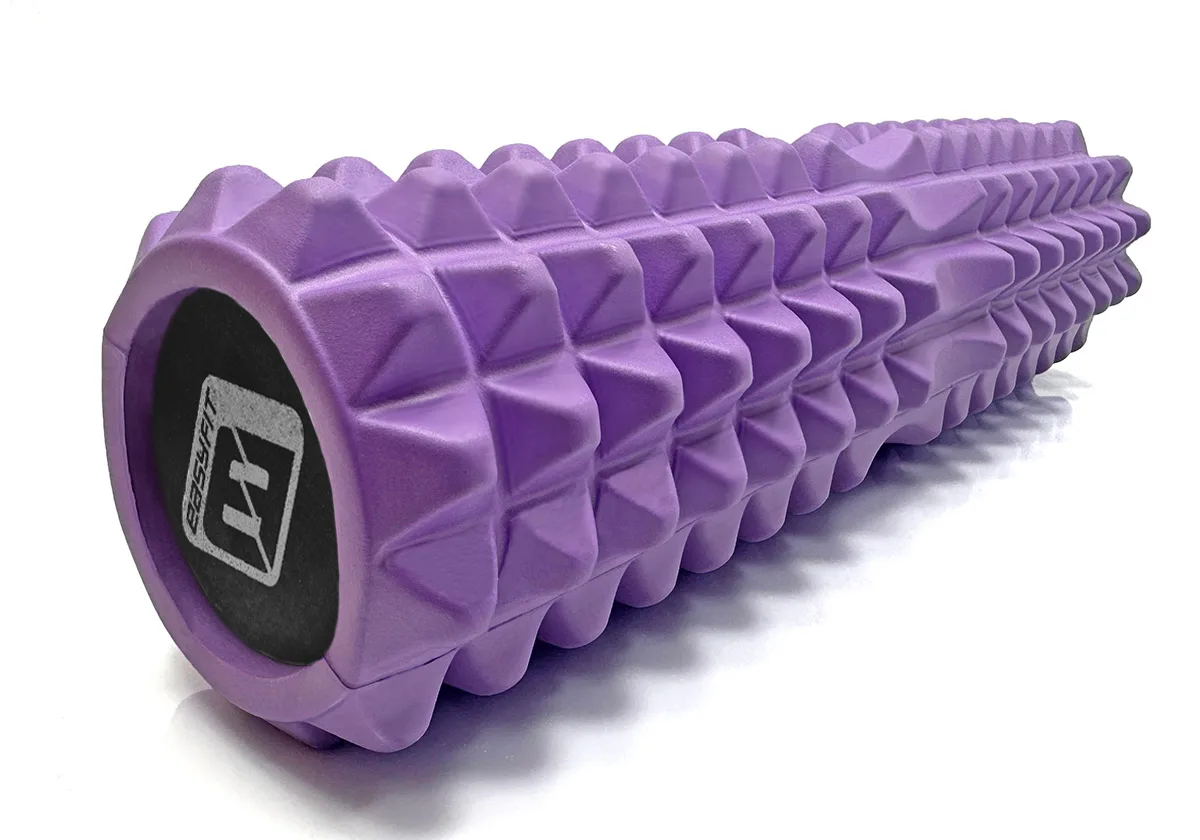 Масажний ролик EasyFit EVA 45 см Фіолетовий
