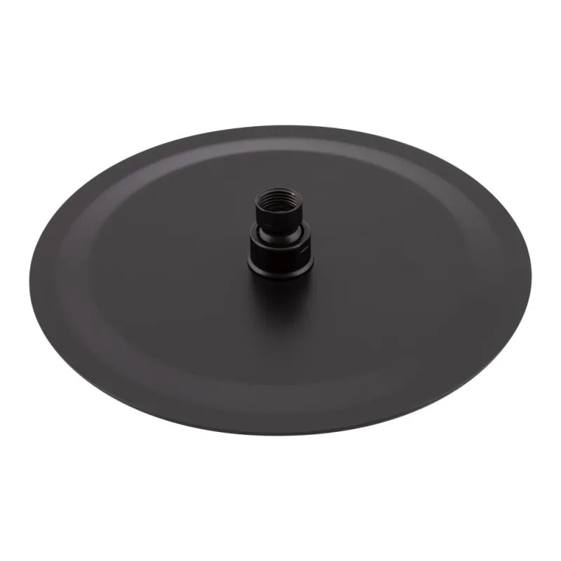 Душова система Qtap Sloup 51105OGB з верхнім і ручним душем латунь/ABS 255х585х1460 мм чорна матова