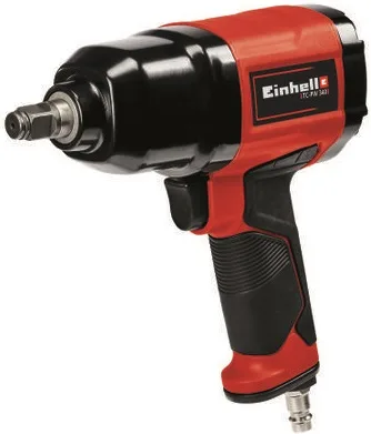 Пневматичний гайковерт Einhell TC-PW 340, 340 Нм, 6.3 бар, 142 л/хв, 1.9 кг.
