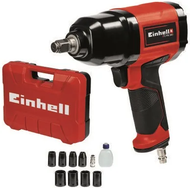 Пневматический гайковерт Einhell TC-PW 340, 340 Нм, 63 бар, 142 л/мин, 19 кг