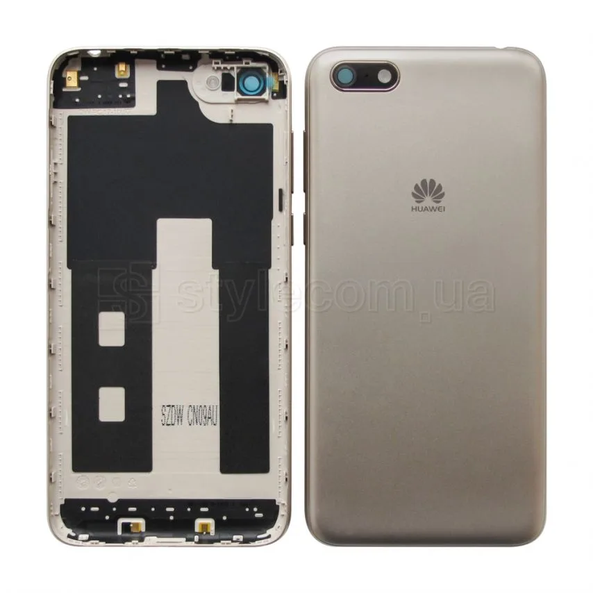 Корпус Huawei золотой Original Quality со стеклом камеры.