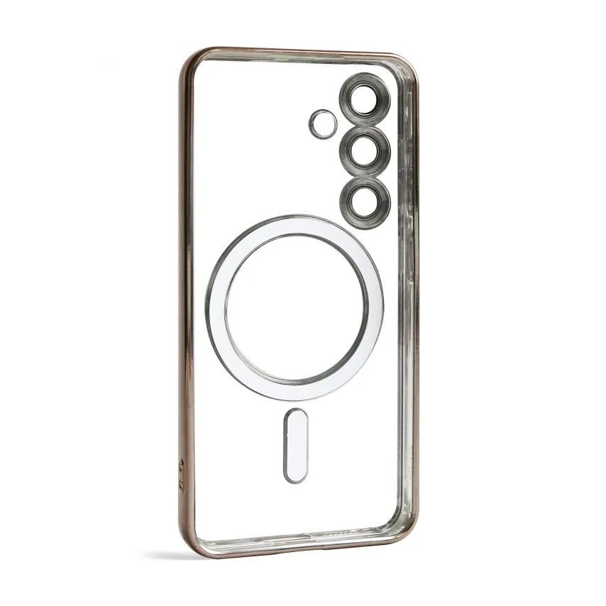 Чохол MagSafe для Samsung S24 S25 пластик силікон коричневий