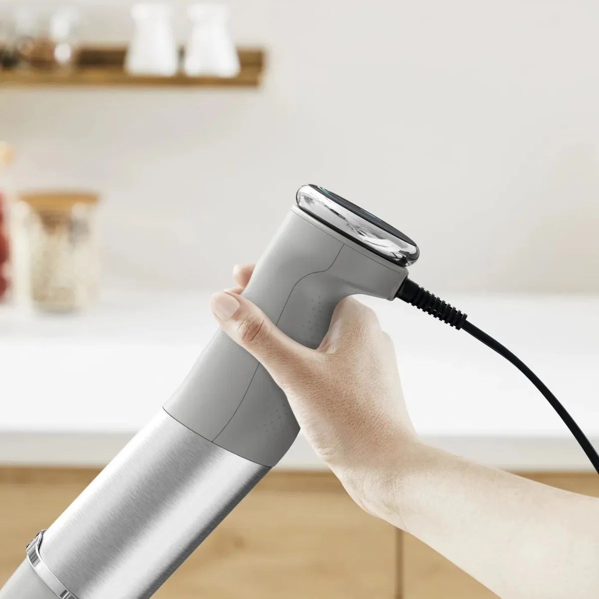 Блендер Tefal 1000 Вт 3 в 1 пластикова чаша 800 мл сірий