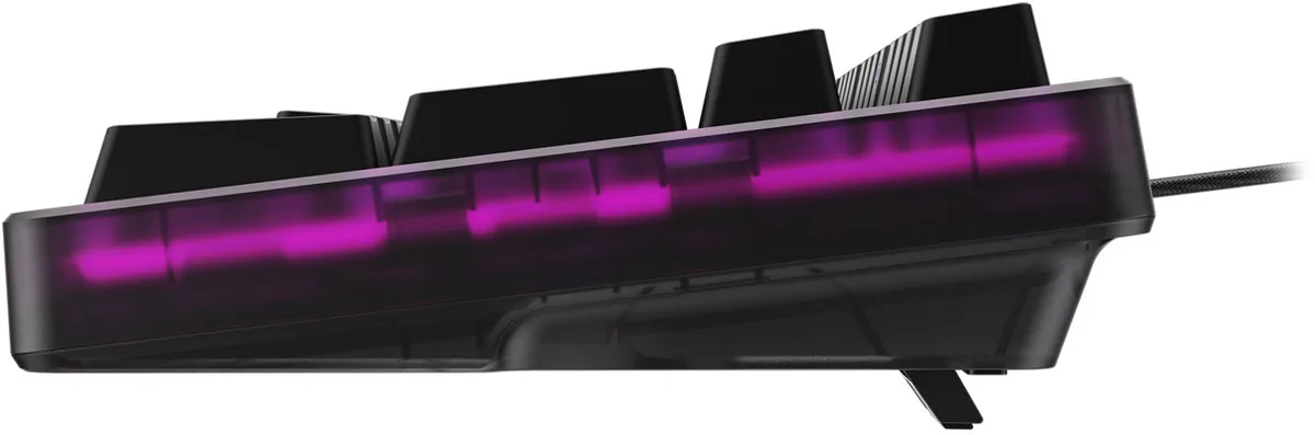 Клавіатура HyperX механічна дротова 1800 чорна RGB