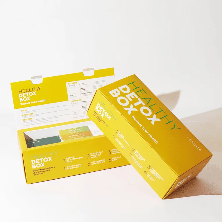 Choice Комплексний набір HEALTHY DETOX BOX для глибокого очищення та підтримки здоров’я Чойс