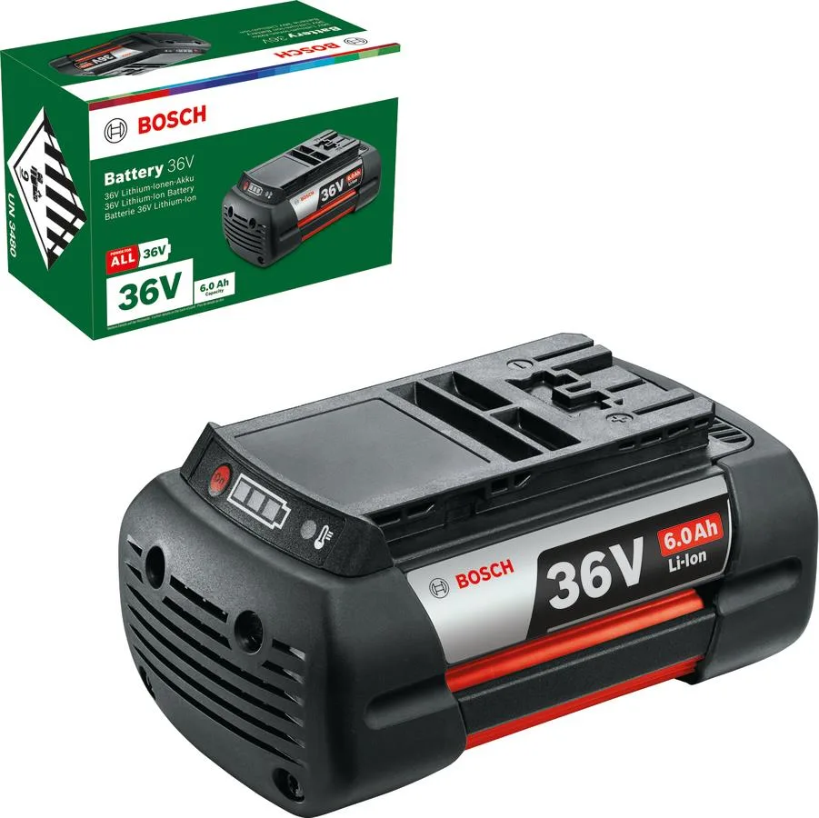 Акумулятор Bosch GBA 36В 6А·год, вага 1.5 кг