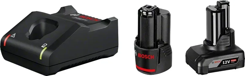 Комплект акумулятора та зарядного пристрою Bosch Professional GBA 1x18В 2А·год 1x18В 4А·год ЗП GAL 12V-40