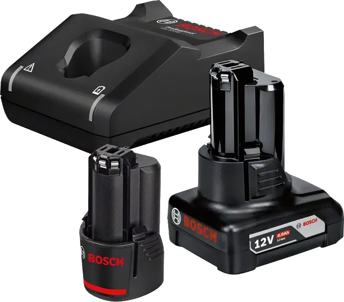 Комплект акумулятора та зарядного пристрою Bosch Professional GBA 1x18В 2А·год 1x18В 4А·год ЗП GAL 12V-40