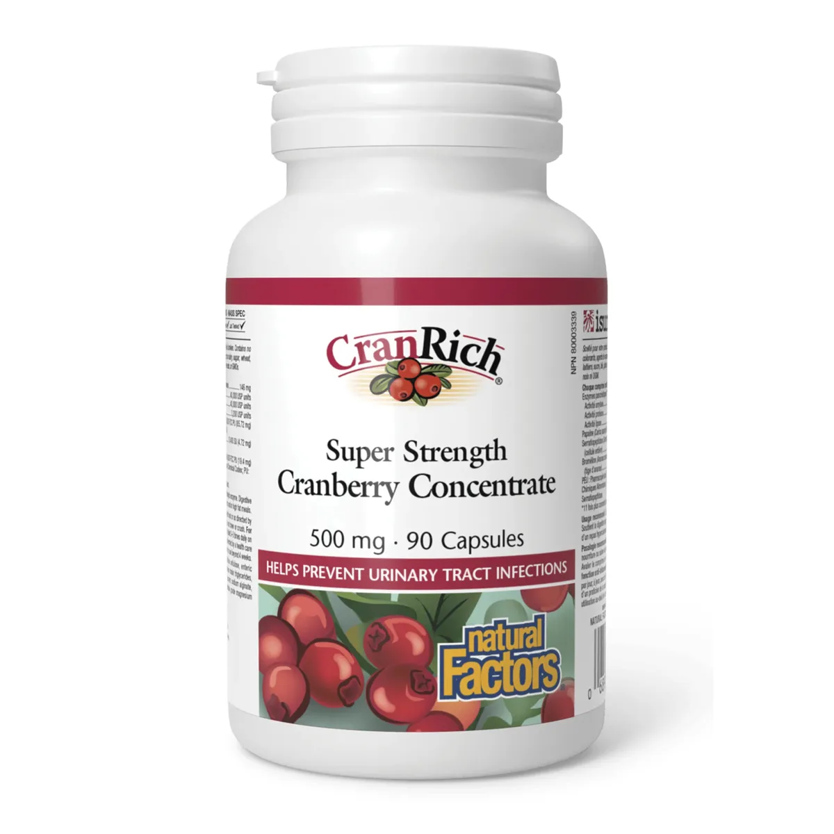 Клюв'яні капсули CranRich 500mg 90 капсул без цукру