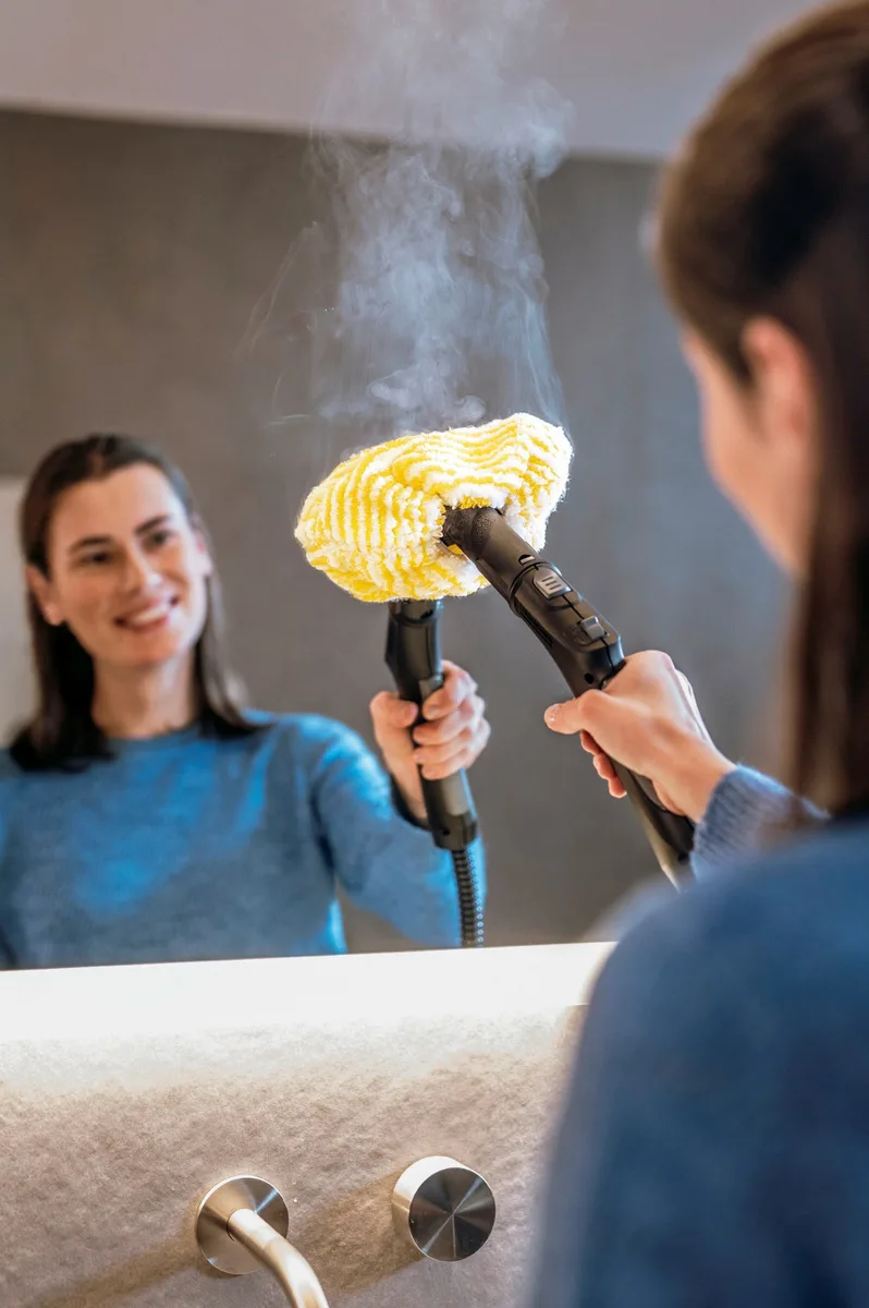 Пароочисник Karcher SC 5 EasyFix Iron, 2250Вт, 1500мл, 4.2Бар, з функцією праски та швабри, білий.