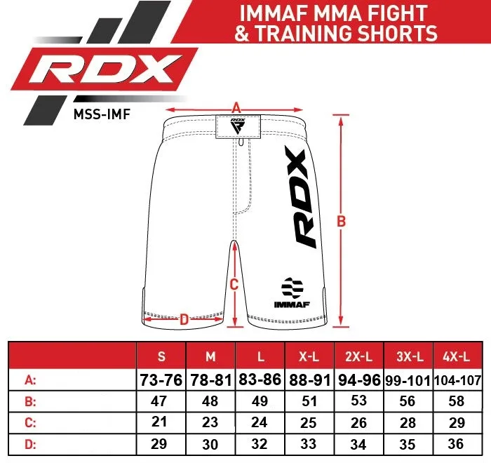 Шорти для MMA RDX поліестер L сині схвалені IMMAF
