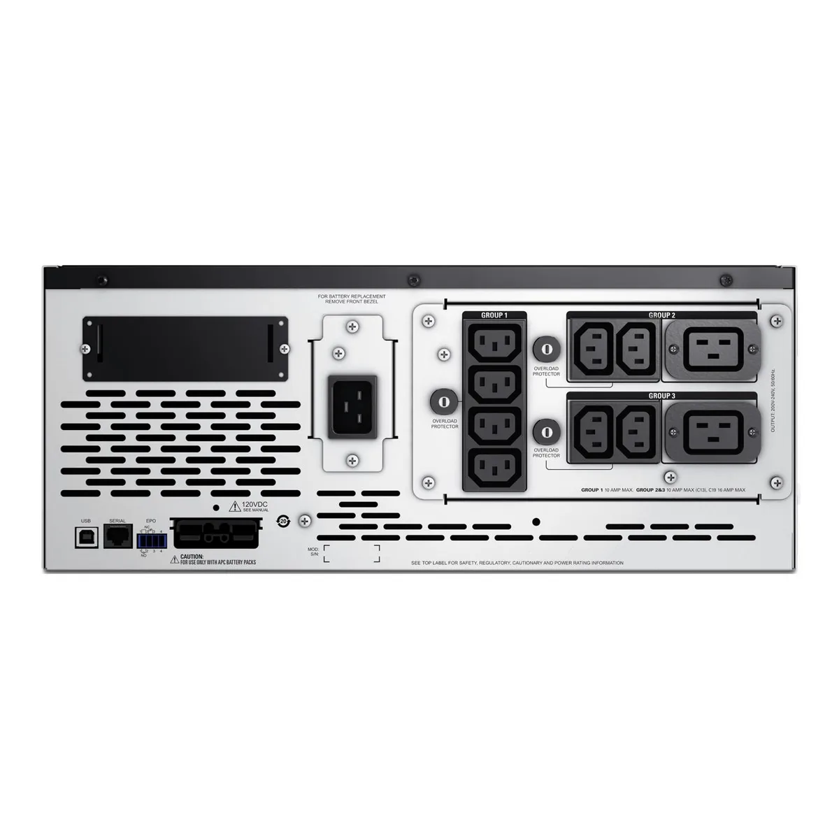 Джерело безперебійного живлення APC Smart-UPS X 2200VA/1980W,  RT 2U, LCD, USB, RS232, 8xC13, 2xC19