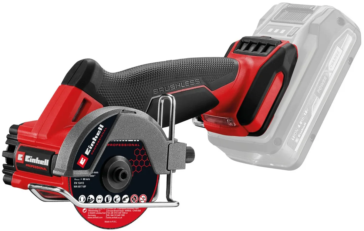 Аккумуляторная отрезная шлифмашина Einhell Professional TP-CO 18/76-C Li BL - Solo, 16 мм, 18 В, 20000 об/мин, 067 кг