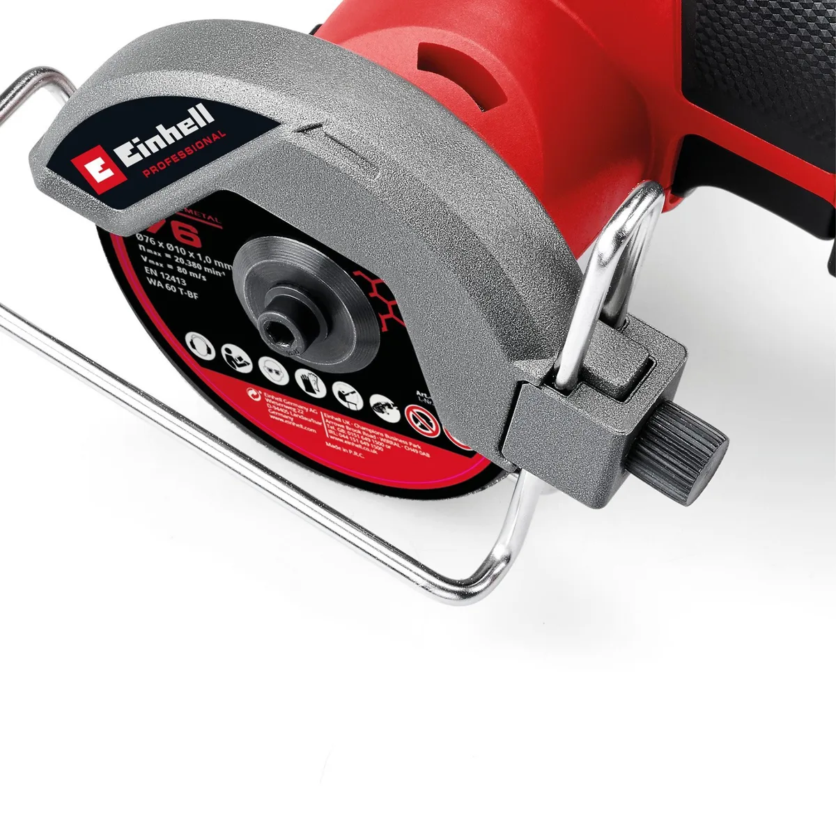 Акумуляторна відрізна шліфмашина Einhell Professional TP-CO 18/76-C Li BL - Solo, 16 мм, 18 В, 20000 об/хв, 0.67 кг.