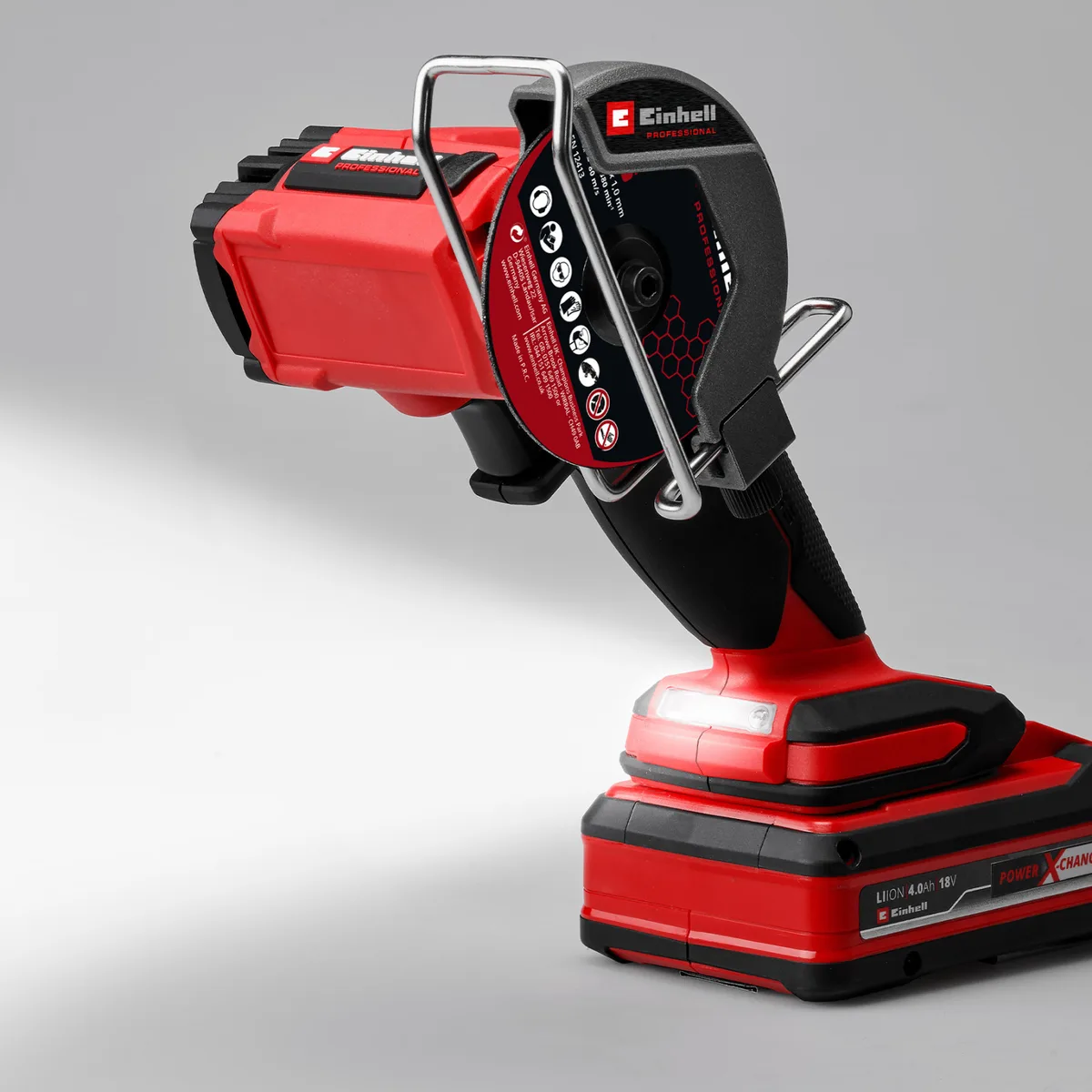 Акумуляторна відрізна шліфмашина Einhell Professional TP-CO 18/76-C Li BL - Solo, 16 мм, 18 В, 20000 об/хв, 0.67 кг.