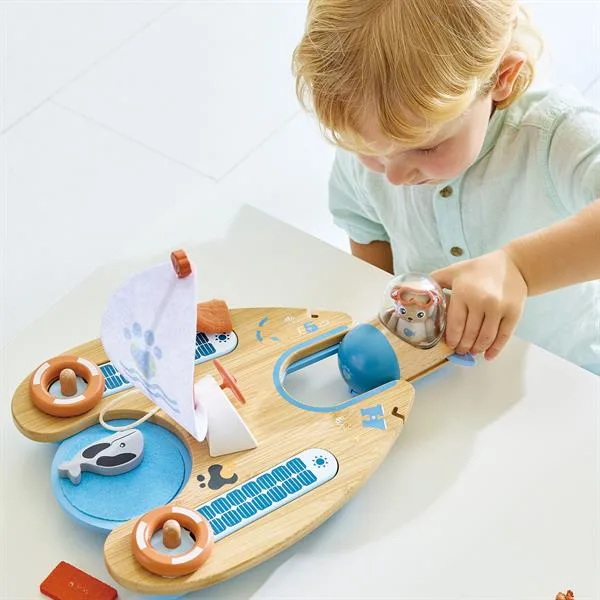 Игровой набор Hape бамбук 30х13х24 см зеленый