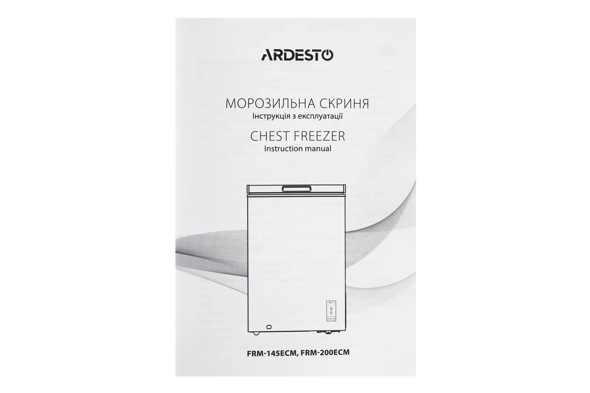 Морозильна камера ARDESTO, 142л, клас енергоефективності А+, з функцією холодильника, біла, з зовнішнім дисплеєм.