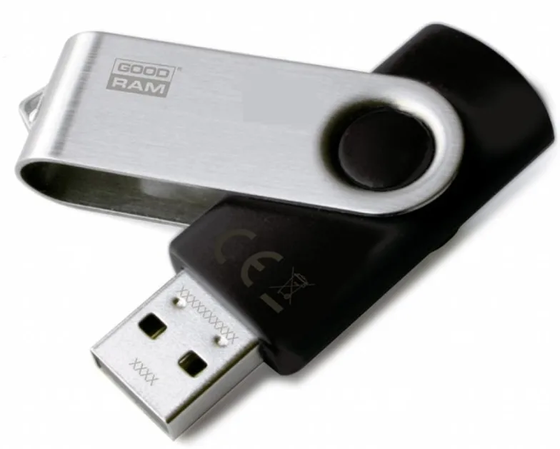 Флеш накопичувач Goodram 64 ГБ пластик метал чорний USB 3