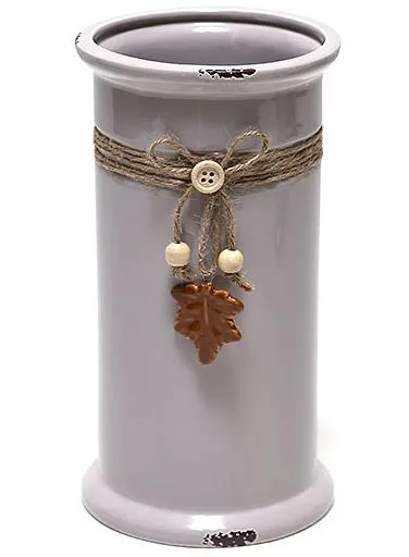 Керамічна ваза Bona Shabby Chic 12,6 см х 22,8 см біла
