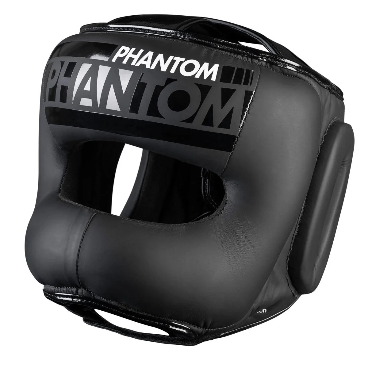 Боксерський шолом Phantom PU чорний універсальний