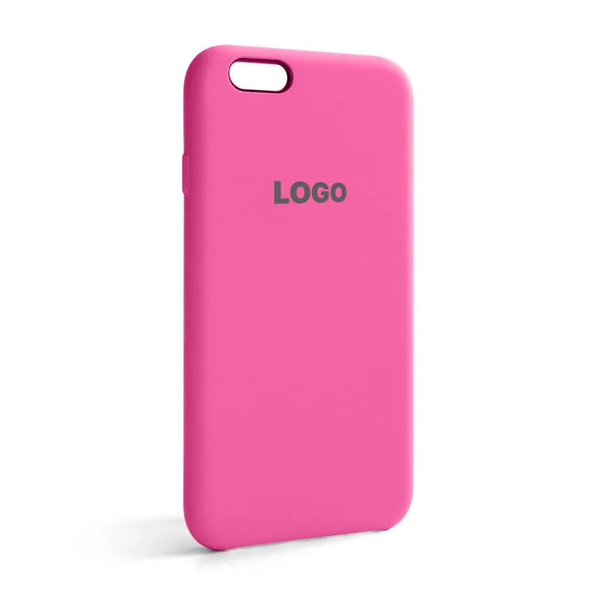 Чохол Silicone для Apple iPhone 6 6s силіконовий малиновий