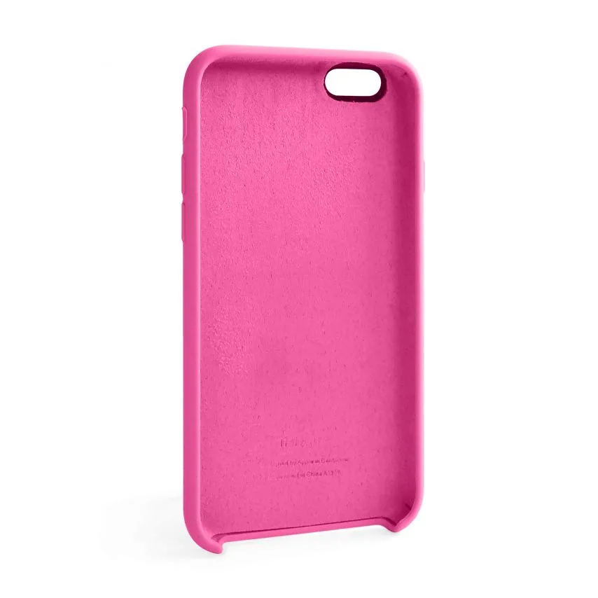 Чохол Silicone для Apple iPhone 6 6s силіконовий малиновий