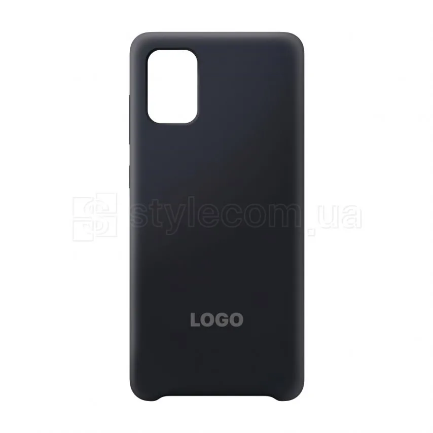 Чохол Silicone Case Samsung силіконовий чорний для Galaxy A71/A715