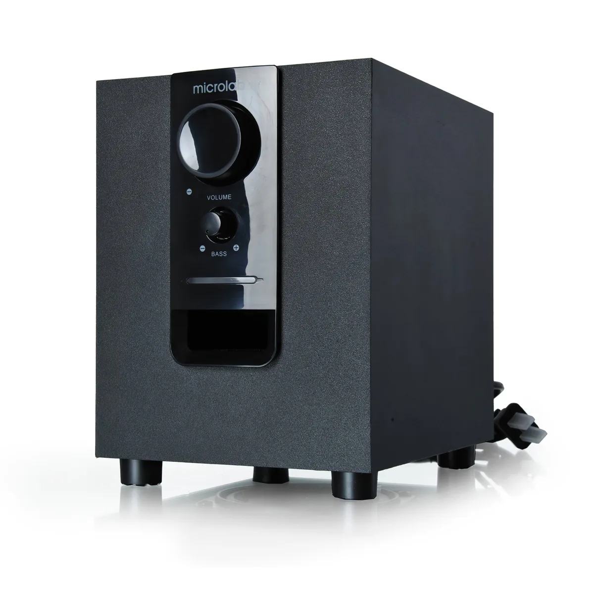 Акустическая система MICROLAB M-106 2.1, 10W, mini-jack, черный