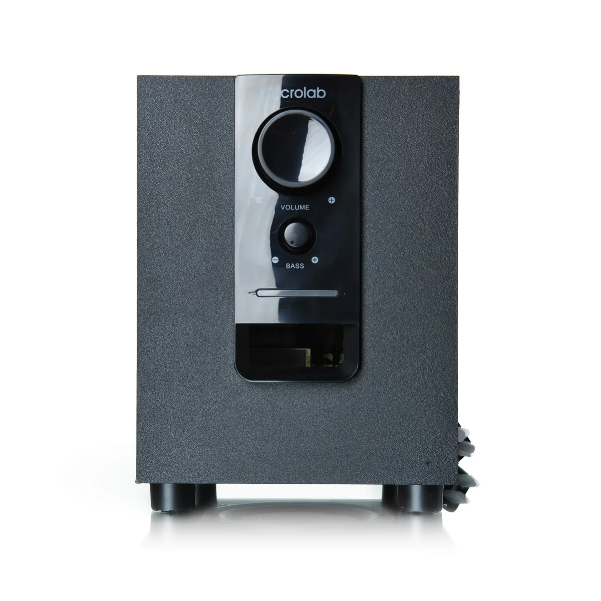 Акустическая система MICROLAB M-106 2.1, 10W, mini-jack, черный