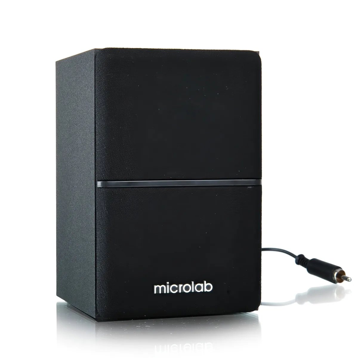 Акустическая система MICROLAB M-106 2.1, 10W, mini-jack, черный