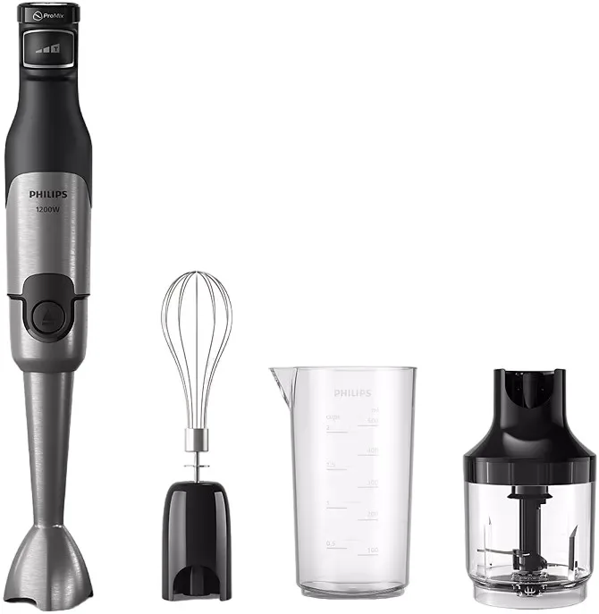 Занурювальний блендер Philips Series 5000, 1200Вт, 3 в 1, чорний.
