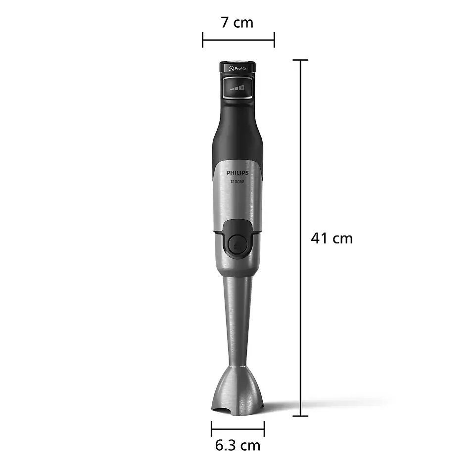 Занурювальний блендер Philips Series 5000, 1200Вт, 3 в 1, чорний.