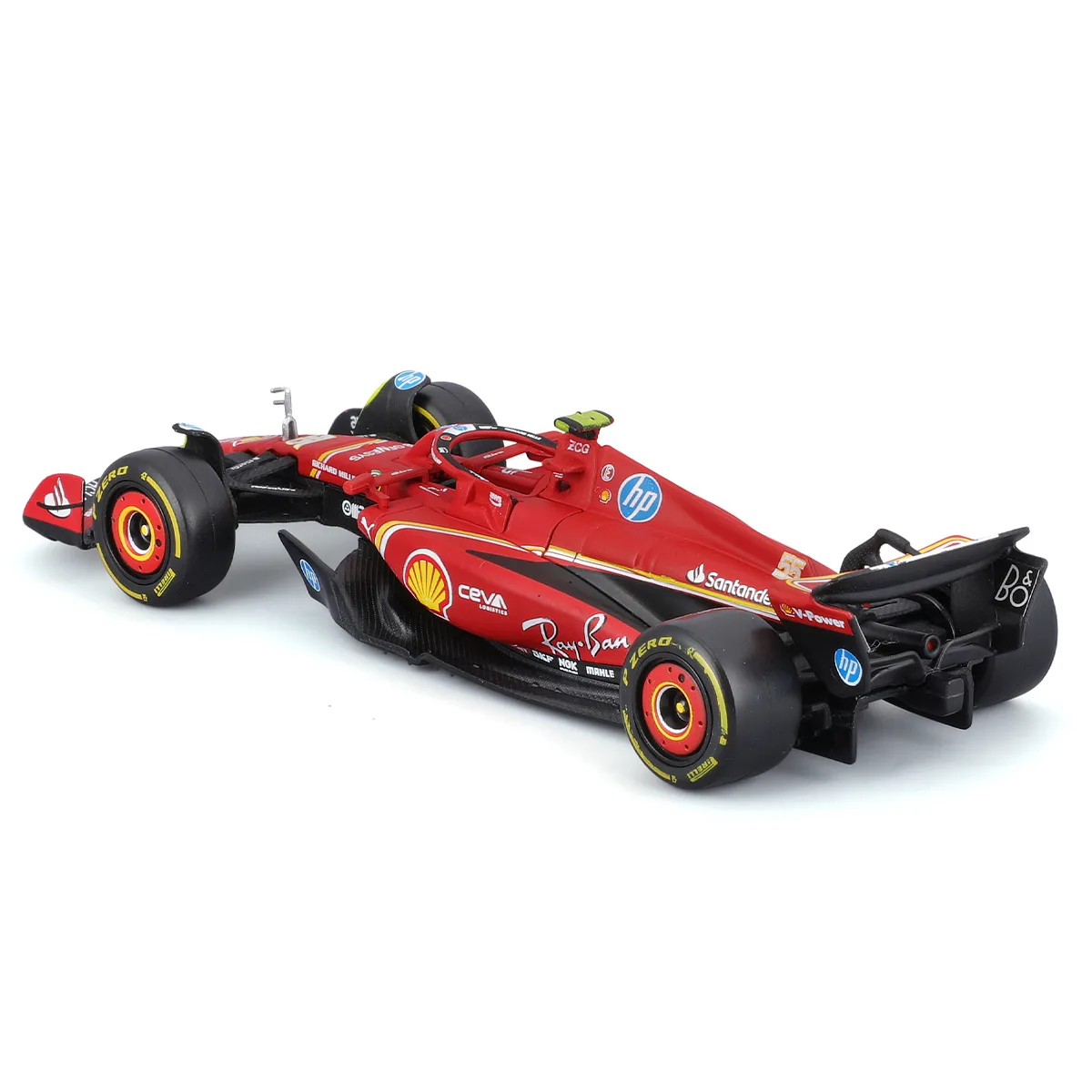 Автомодель Bburago Ferrari Racing пластик метал 1:43 червоний