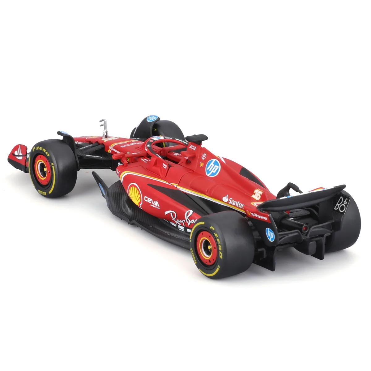 Автомодель Bburago Ferrari Racing пластик метал 1:43 червоний