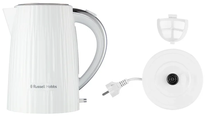Електрочайник Russell Hobbs 1,7 л пластик білий 2000 Вт