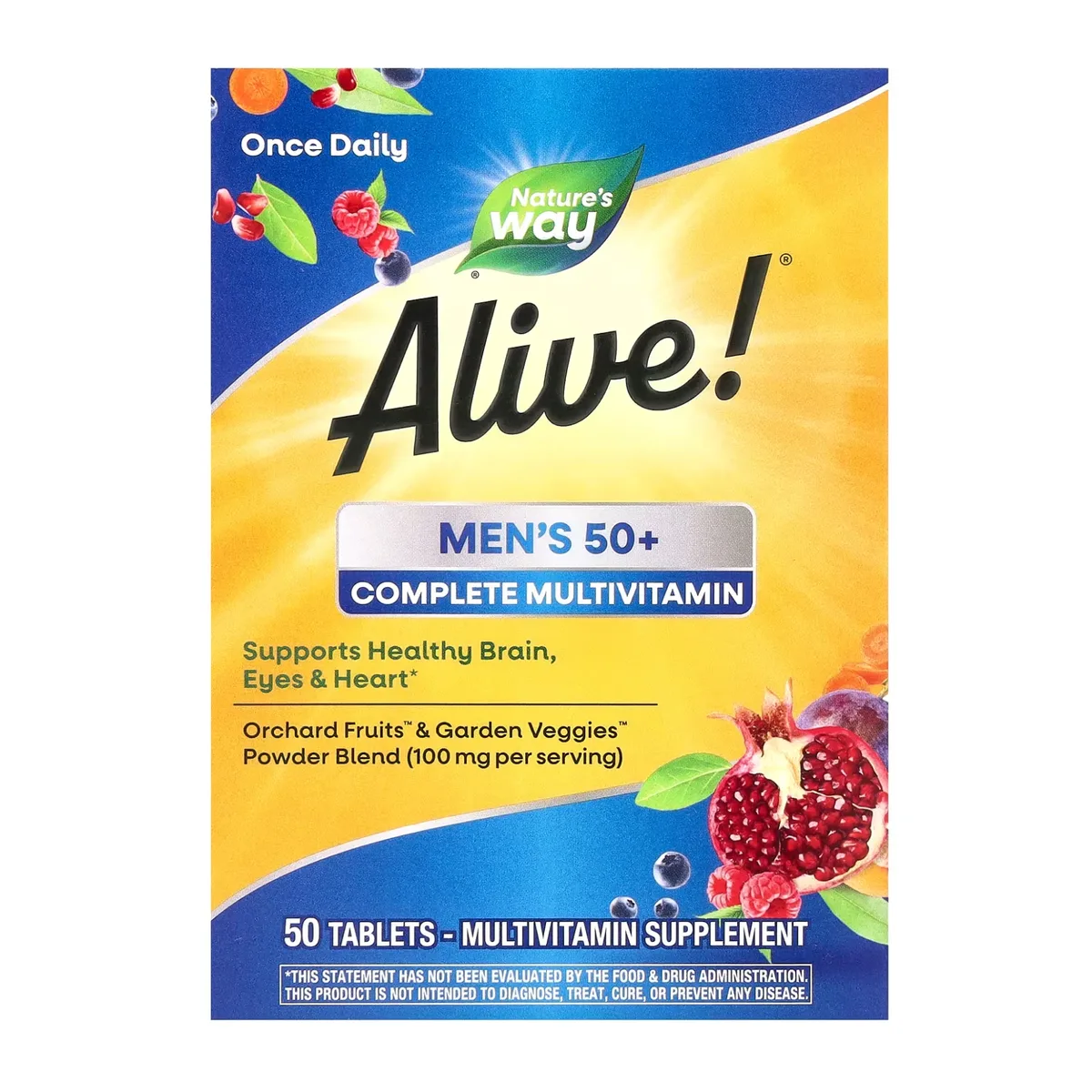 Мультивітаміни Nature's Way для чоловіків 50+ 50 таблеток