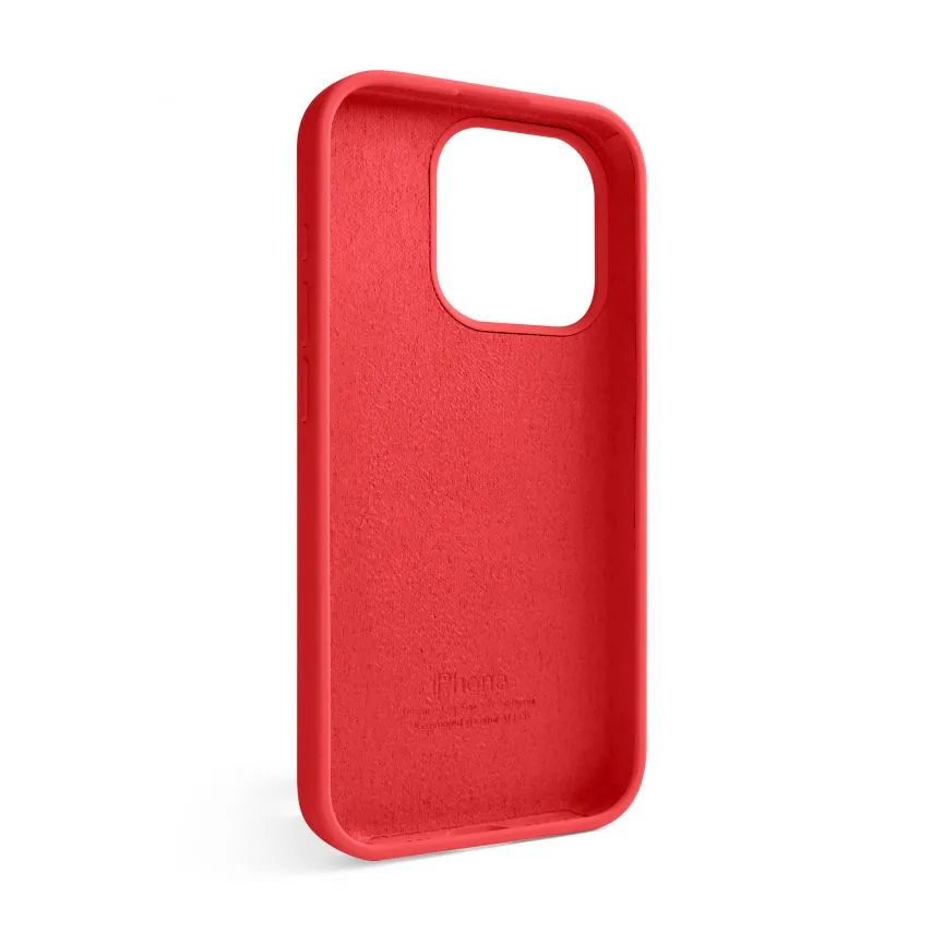 Чохол Silicone Case для Apple iPhone 15 Pro силіконовий червоний