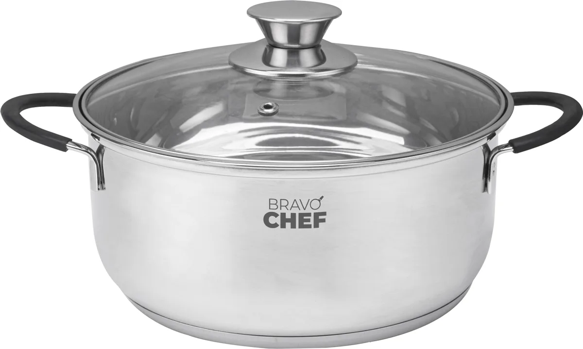 Каструля Bravo Chef нержавіюча сталь 2 л 18 см