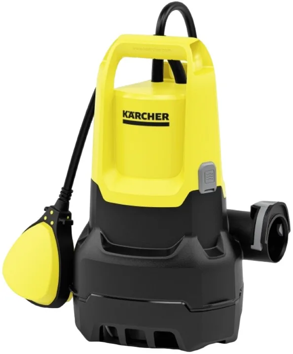 Дренажний насос Karcher SP 11.000 Dirt 400Вт, продуктивність 11 куб. м/год, висота підйому 7 м, глибина занурення 7 м, вага 4.4 кг