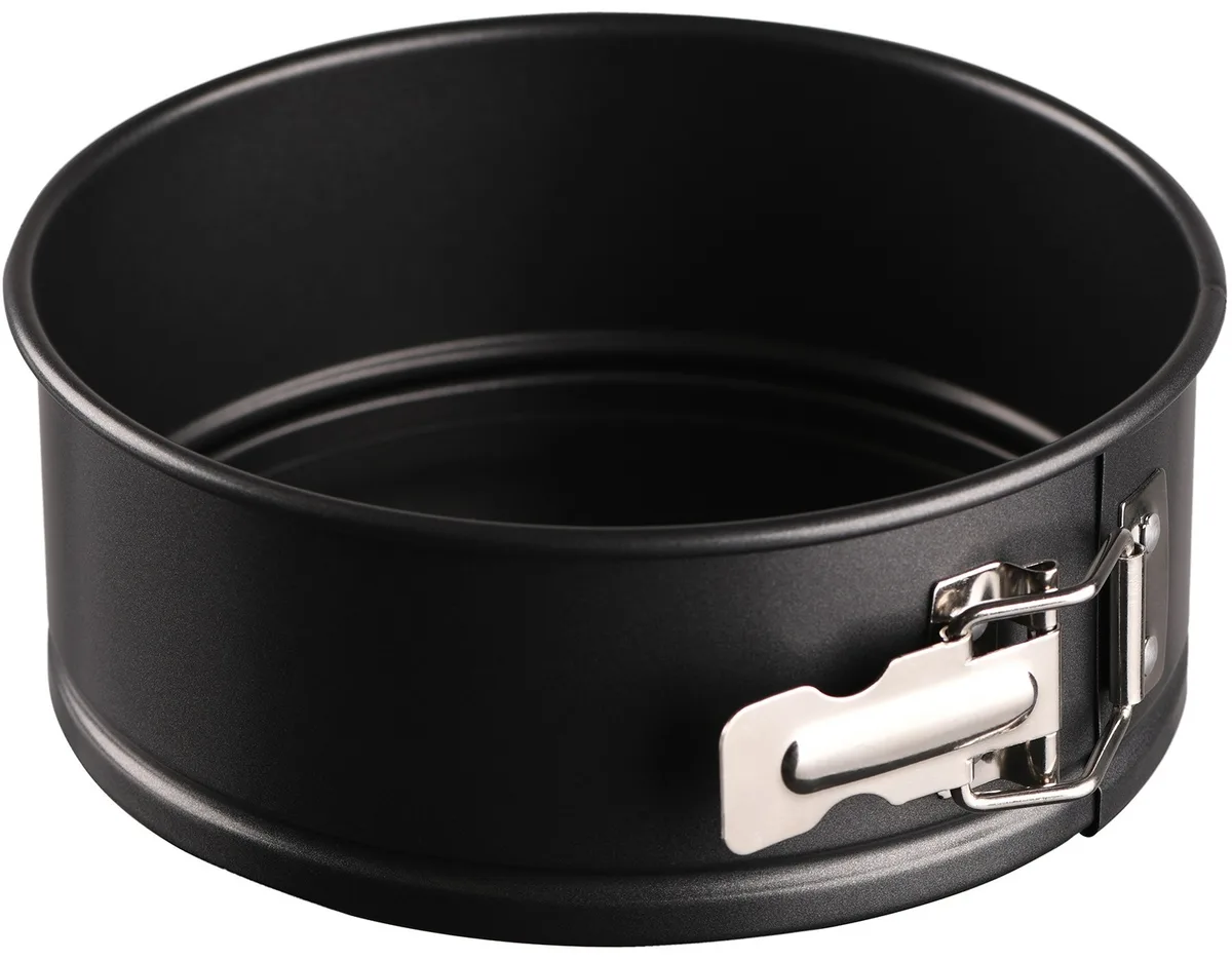 Форма для випікання ARDESTO Gemini Mini, 16x4см, з вуглецевої сталі, роз'ємна, кругла, сірого кольору.