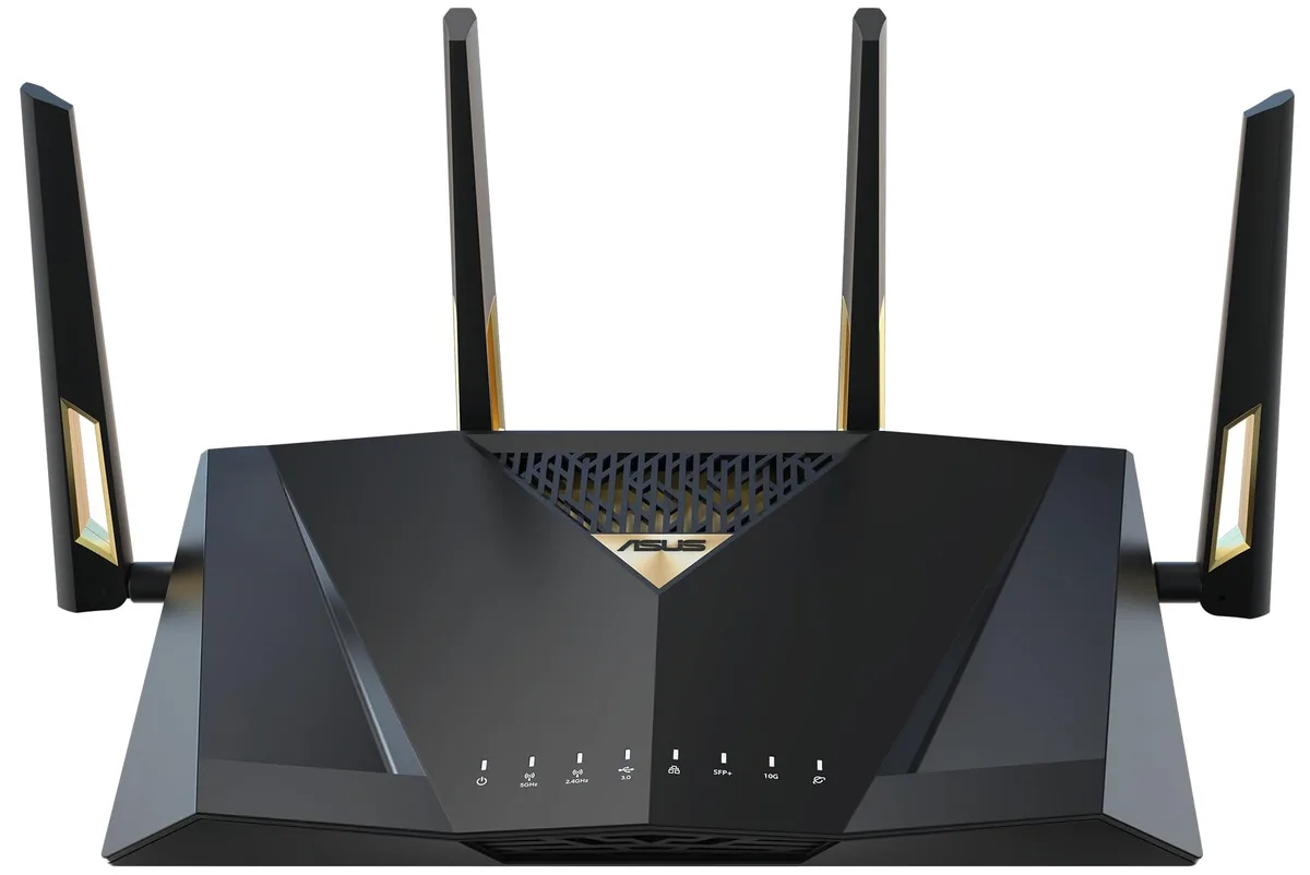 Маршрутизатор ASUS 10 Гбіт/с 4xGE LAN 3x2.5GE WAN 1xUSB 3.2 Чорний